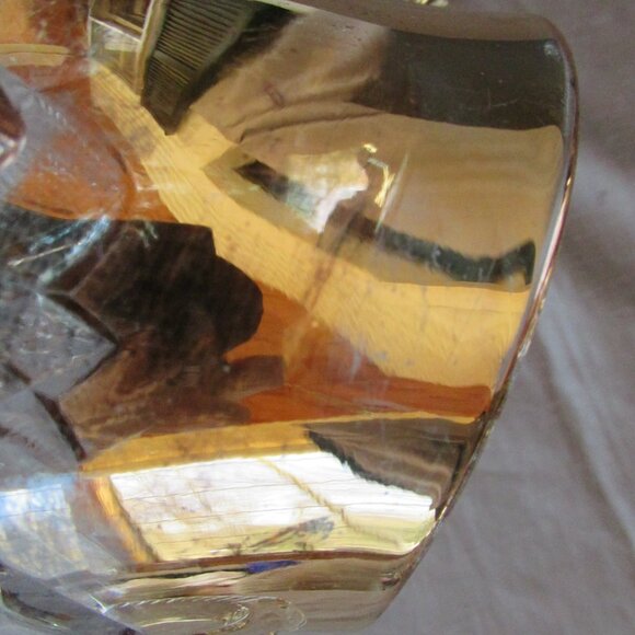 Antique EAPG Duncan Miller pitcher Sunshine clear gold trim 5" high - Picture 5 of 6